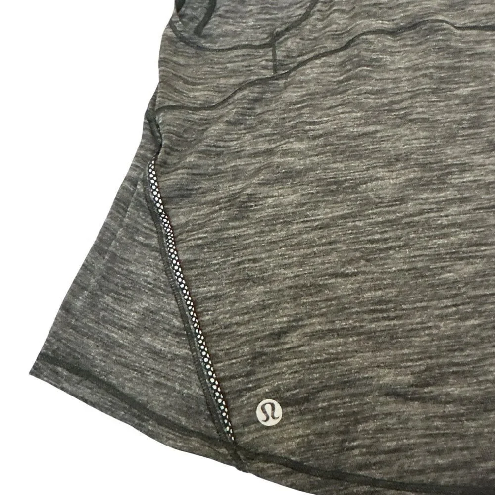 2/$30 LULULEMON Free to be Wild Tank 2 in 1 Bra Open Back Heathered Gray